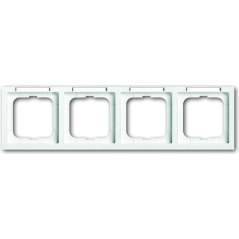 Busch-Jaeger 2CKA001754A4370 Frame Frame 4-voudig Future lineair Verkeerswit, Wit 1 stuk(s)