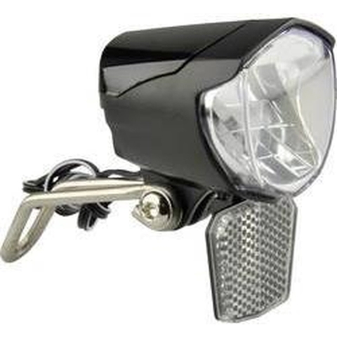 FISCHER FAHRRAD 85355 Koplamp LED werkt op de dynamo Zwart