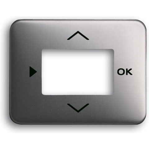 Busch-Jaeger 2CKA006430A0291 Temperatuurregelaar Afdekking Alpha Nea, Alpha exclusive Platina 1 stuk(s)
