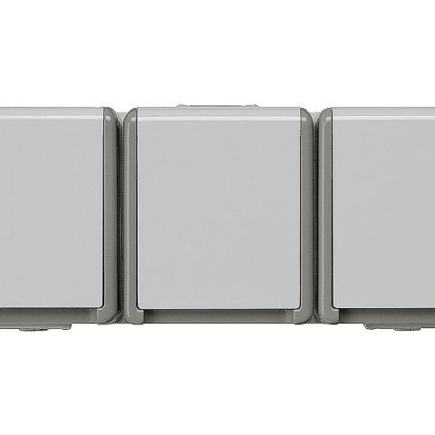 Siemens 5UB4731 Wandcontactdoos met randaarde Delta Grijs Schakelmateriaal 1 stuk(s)