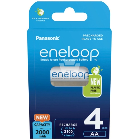 eneloop eneloop HR06 Oplaadbare AA batterij (penlite) NiMH 2000 mAh 1.2 V 4 stuk(s)
