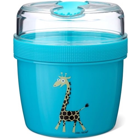 Carl Oscar Snackbox m. Koelelement - N'Ice Cup L - Turquoise m.  - Carl Oscar - OneSize - Brooddoos