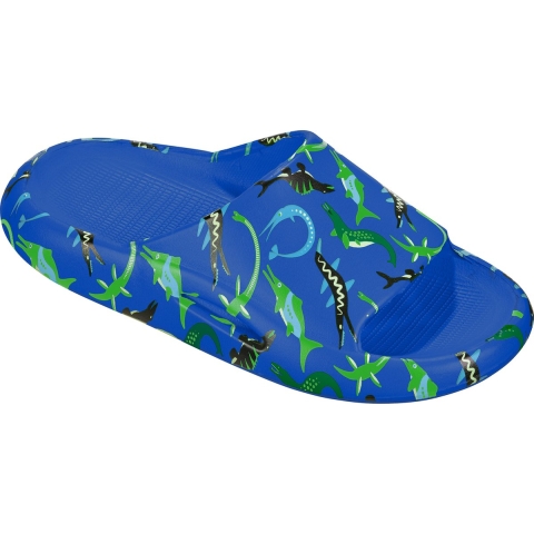 BECO Badslippers - Ocean Dinos - Blauw - BECO - 22/23 - Badslippers