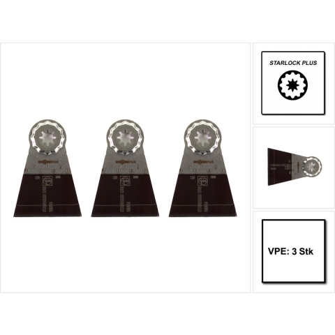 Fein 63502134220 E-Cut Standard Invalzaagblad 65 mm 3 stuk(s)