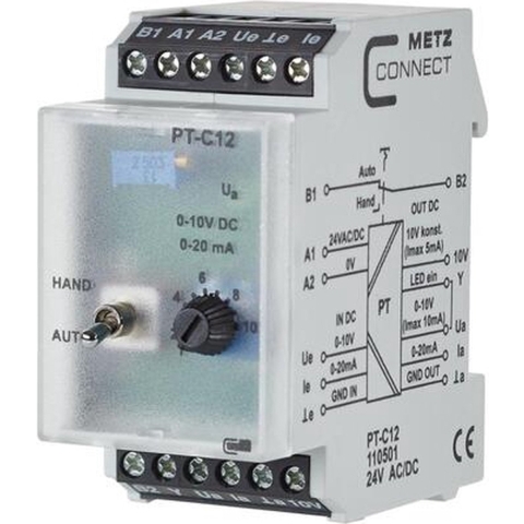 Metz Connect PT-C12 24 V AC/DC 110501 Signaalomvormer 1 stuk(s)