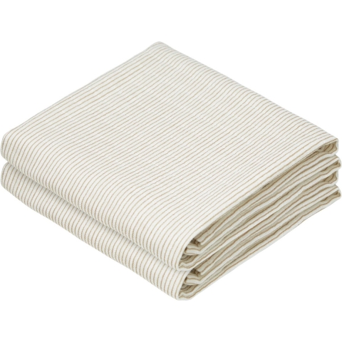 Cam Cam Hydrofiele Doek - 70x70 cm - 2-pack - Classic+ Strepen C - Cam Cam - OneSize - Hydrofiele Doek