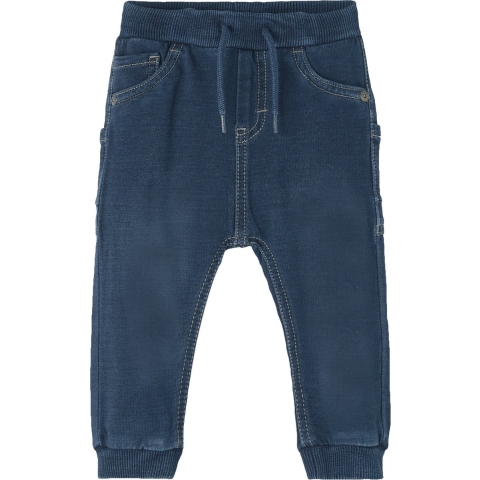 Name It Joggingbroek - Noos - NbmBundo - Dark Blue Denim - Name It - 68 - Broeken - Katoen