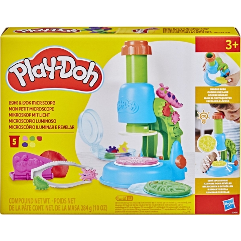 Play-Doh Modelleerklei - Light & Kijk Microscoop - Play-Doh - OneSize - Klei