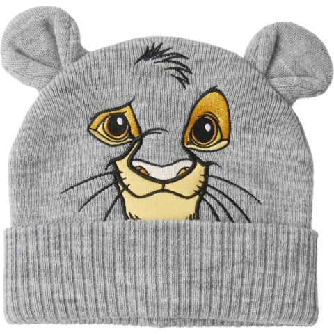 Name It Muts - Gebreid - NmmJurgen - Grey Melange - Name It - 50-51 cm - Muts