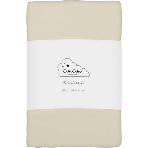 Cam Cam Hoeslaken - 60x120x15 cm - Praliné - Cam Cam - OneSize - Hoeslaken