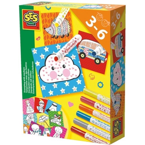 SES Creative - Stempelpennen - SES Creative - OneSize - Creatieve Speelset