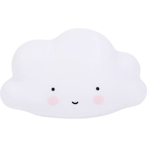 A Little Lovely Company Mini Lamp - 16x9 - Wolk - A Little Lovely Company - OneSize - Nachtlamp