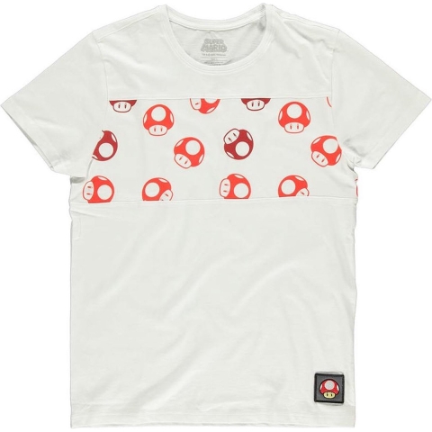 Nintendo - Super Mario AOP Mushroom Men's T-shirt