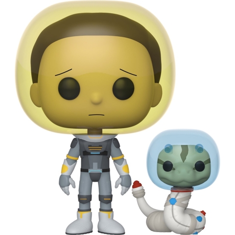 Rick and Morty Funko Pop Vinyl: Space Suit Morty with Snake