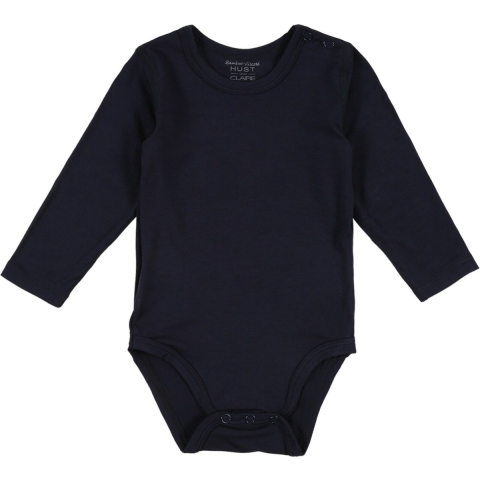 Hust and Claire Romper l/s - Buller - Bamboe - Navy - Hust and Claire - 68 - Romper L/S