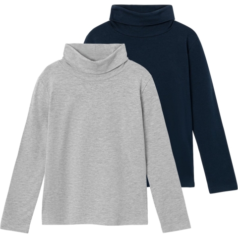 Name It Blouse m. Coltrui - Noos - NknViggo - 2-pack - Dark Sap - Name It - 7-8 jaar (122-128) - Blouse