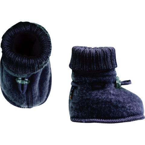 Joha Kruipschoenen - Wol - Navy - Joha - 80 - Kruipschoenen