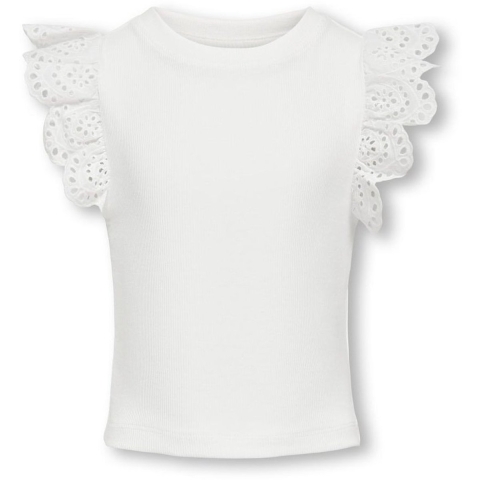 Kids Only Top - KogDrea - Cloud Danser m. Pointelle - Kids Only - 11-12 jaar (146-152) - T-Shirt