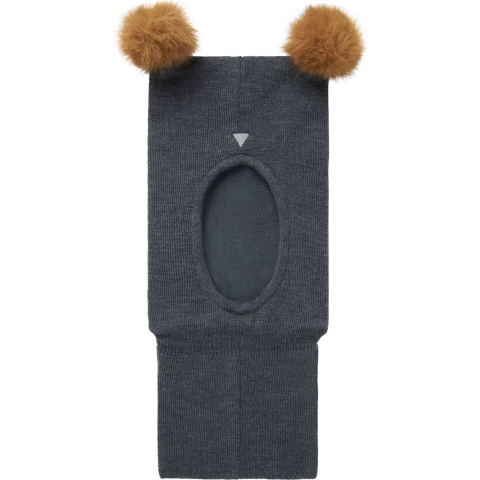 Name It Bivakmuts - 2-lag - Wol - Fleece - NmfWlash - Ombre Zwar - Name It - 48-49 cm - Bivakmuts - Dubbel