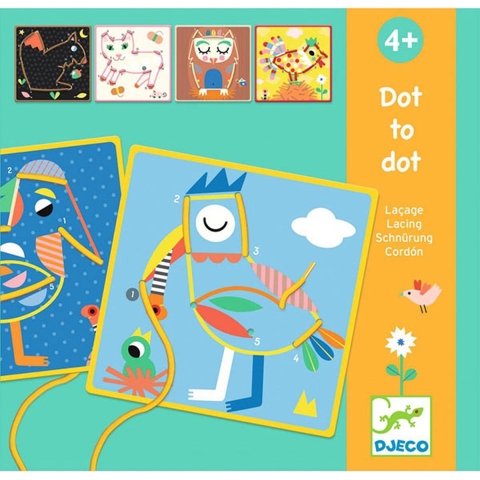Djeco Spel - Creatieve Speelset - Leer Nummers en maak verbindin - Djeco - OneSize - Spel