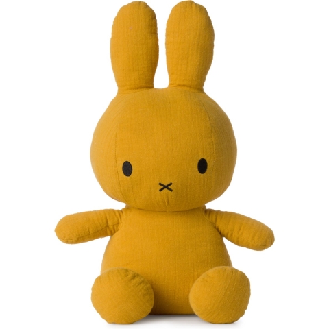 Bon Ton Toys Knuffel - 33 cm - Miffy Mousseline - Geel - Bon Ton Toys - OneSize - Knuffel
