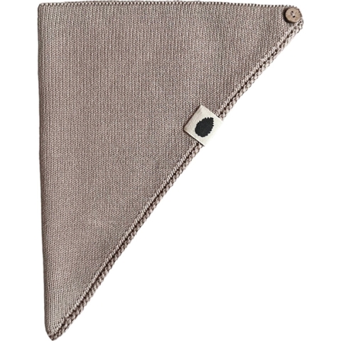Pine Cone Babyslabbetje - Gebreid - Leo - 36,5x22 cm - Beige - Pine Cone - OneSize - Slabbetje