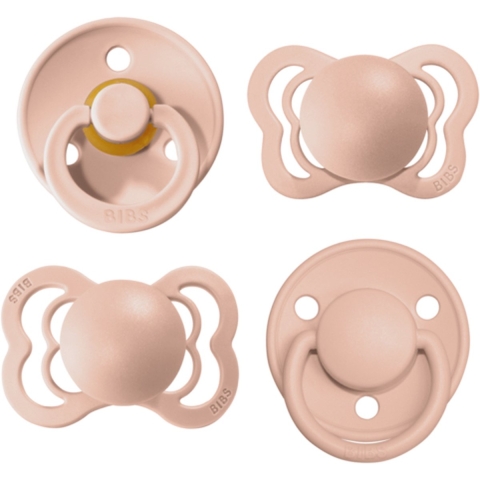 BIBS Spenen - Try-it-collectie - 4-pack - Maat 1 - Blush - BIBS - OneSize - Speen