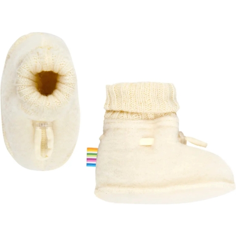 Joha Kruipschoenen - Baby Wol - RuwWit - Joha - 70 - Kruipschoenen