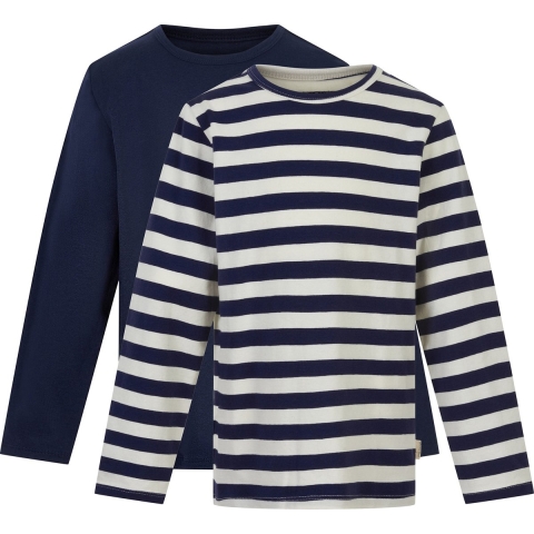 Minymo Blouse - 2-pack - Marshmallow - Minymo - 7 jaar (122) - Blouse