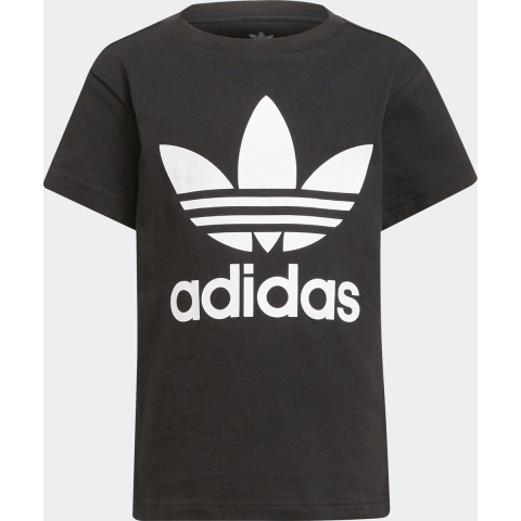 adidas Originals T-Shirt - Trefoil - Zwart/Wit - adidas Originals - 4 jaar (104) - T-Shirt