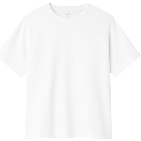 Name It T-Shirt - Noos - NkfGrega - Bright White - Name It - 7-8 jaar (122-128) - T-Shirt