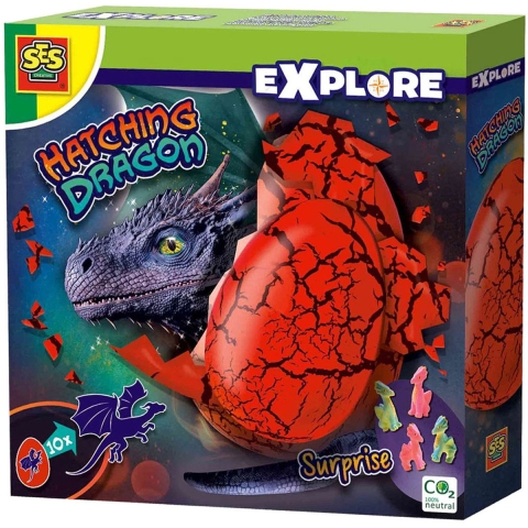 SES Creative Ei - Ontdekken - Uitbroedei Draak - SES Creative - OneSize - Speelgoed
