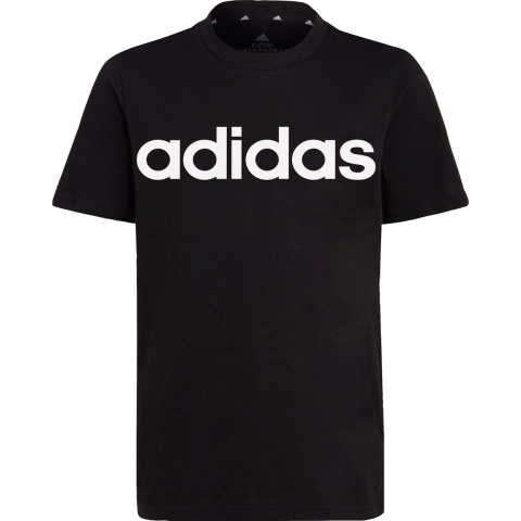 adidas Performance T-Shirt - U LIN Tee - Zwart/Wit - adidas Performance - 12 jaar (152) - T-Shirt
