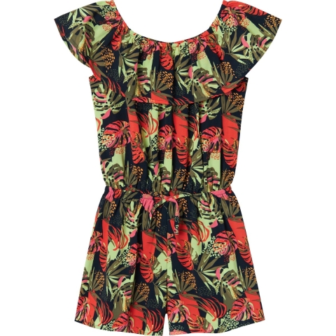 Name It Zomerromper - NkfVinaya - Noos - Dark Sapphire/Tropical - Name It - 11 jaar (146) - Zomerromper
