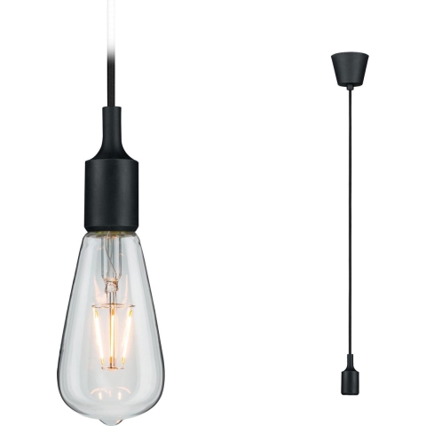 Paulmann Ketil 50346 Hanglamp LED E27 Zwart