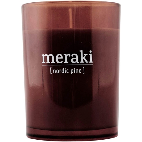 Meraki Geurkaars - 220 g - Nordic Pijnboom - Meraki - OneSize - Geurkaars