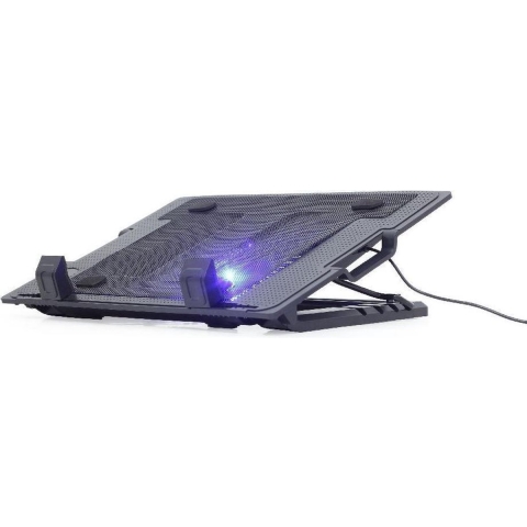 Gembird NBS-1F17T-01 Cooling-pad voor laptop In hoogte verstelbaar