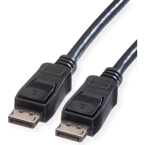 VALUE DisplayPort kabel, DP M/M, zwart, 7,5 m