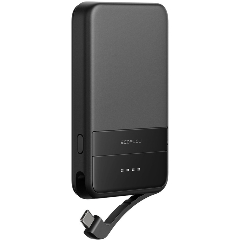 ECOFLOW Rapid 5000 Powerbank 5000 mAh Magsafe, Qi Wireless Charging Li-ion USB-C, Wireless Charging Zwart