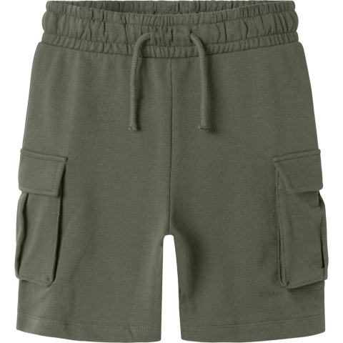 Name It Sweatshorts - Vracht - Noos - NkmOllie - Dusty Olive - Name It - 7 jaar (122) - Shorts
