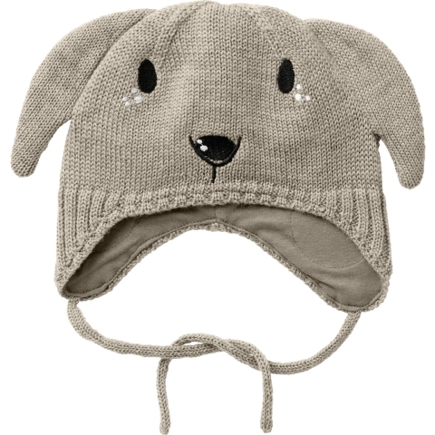 Name It Muts - Wol - Gebreid - NbnWruni - Puur kasjmier/melange - Name It - 45-47 cm - Muts