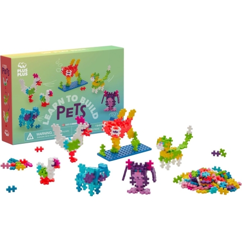 Plus-Plus Leren bouwen - 275 st. - Huisdier Animals - Plus-Plus - OneSize - Creatieve Speelset