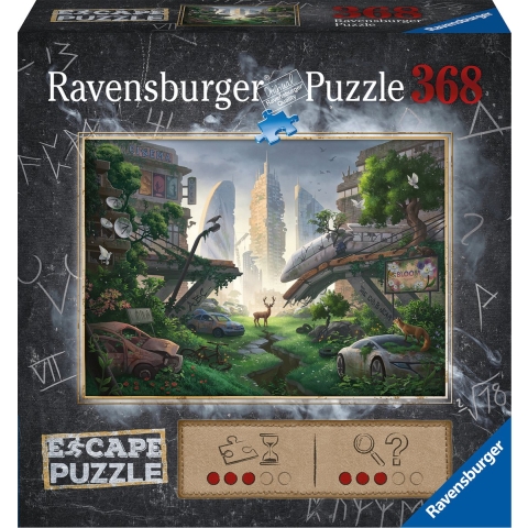 Ravensburger Puzzel - 368 Bakstenen - Escape Verlaten City - Ravensburger - OneSize - Puzzel