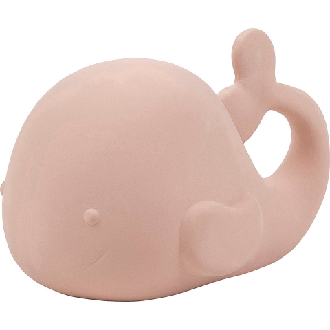 Nattou Badspeelgoed - Walvis - Natuurlijk Rubber - Dusty Pink - Nattou - OneSize - Badspeelgoed