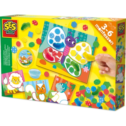 SES Creative Creatieve Speelset - Montessori - Vormen sorteren e - SES Creative - OneSize - Creatieve Speelset