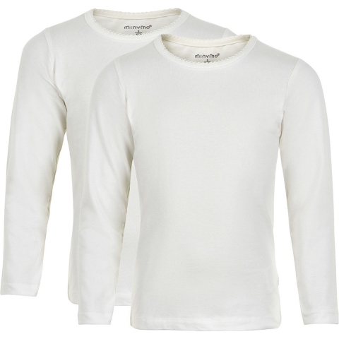 Minymo Blouse - 2-pack - Wit - Minymo - 11 jaar (146) - Blouse