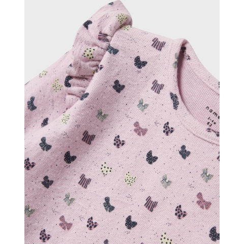 Name It Blouse - NbfRibow - Corsage m. Bogen - Name It - 68 - Blouse