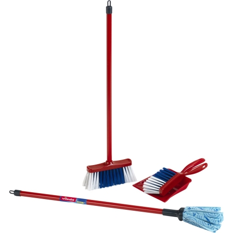 Vileda Junior Reinigingsset - Speelgoed - Rood - Vileda Junior - OneSize - Speelgoed