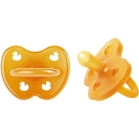 Hevea Speen - 0-3 mnd. - 2-pack - Natuurlijk Rubber - Hevea - 0-3 mnd - Speen