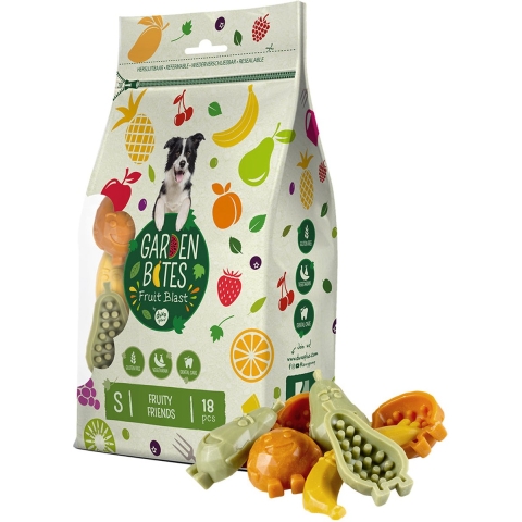 Garden Bites Fruity Friends hondensnack 2 x L